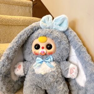 Baby Three 400% Sugar Baby Lucky Bag -blue Pacifier Bunny With Card No Box